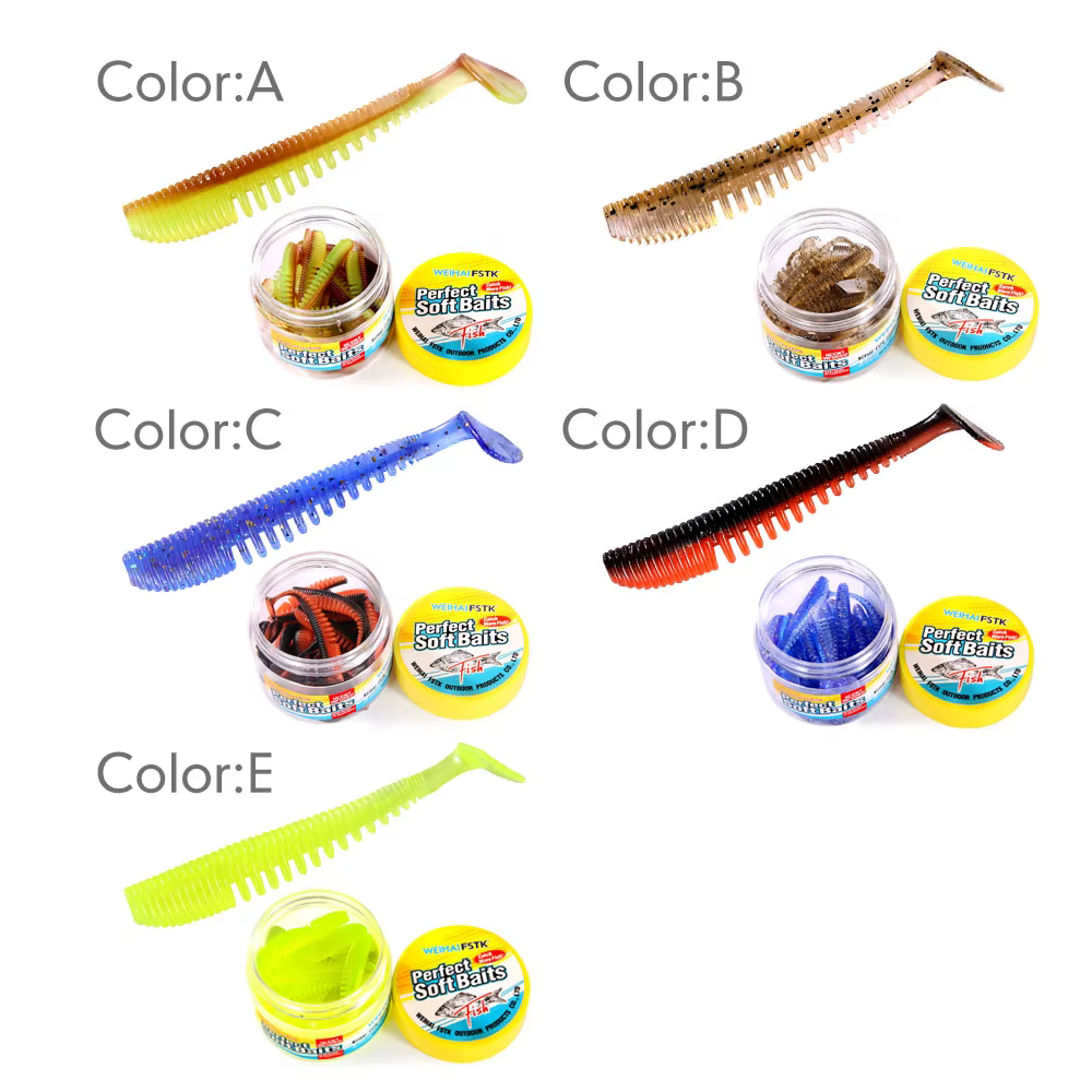 Señuelo Shad Awaruna FSTK LEURRE – Cebo blando de silicona para carpa - imagen 5