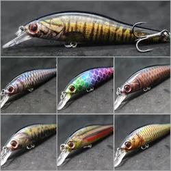 wLure Minnow Jerkbait Hundido con Pintura Realista