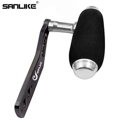 SANLIKE mango de carrete zurdo de aluminio para Shimano y Daiwa