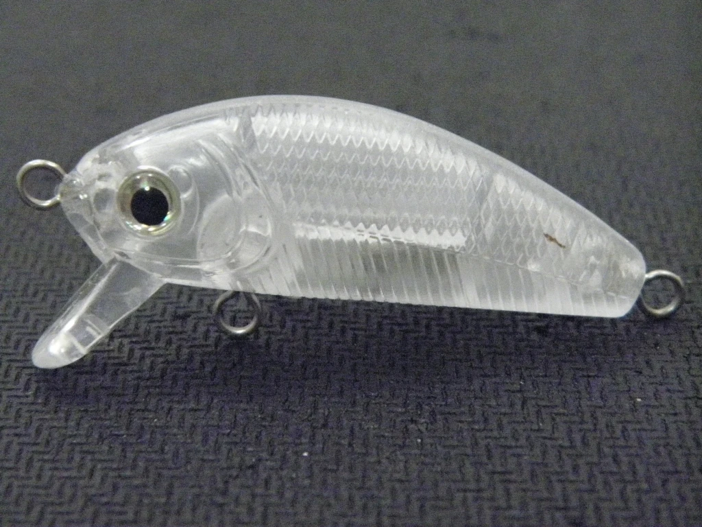 detalle del cuerpo y movimiento del crankbait