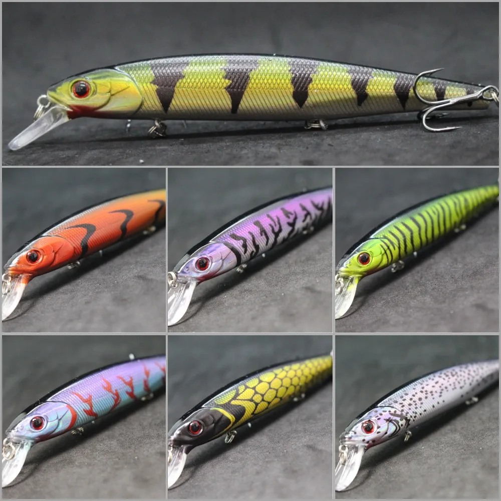 Jerkbait Minnow WLure – 14cm con transferencia de peso para agua dulce y mar