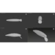 wLure Señuelo Minnow ligero sin pintar, transparente, ojos 3D - imagen 3