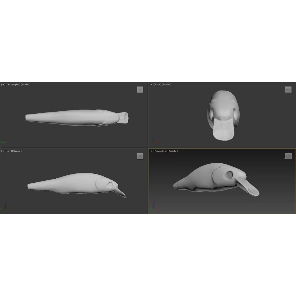 WLure Crankbait transparente 8,5 cm – Señuelo sin pintar para personalizar - imagen 2