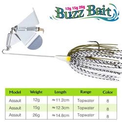 TSURINOYA Buzzbait para Lucio – Señuelo superficie 12-26g