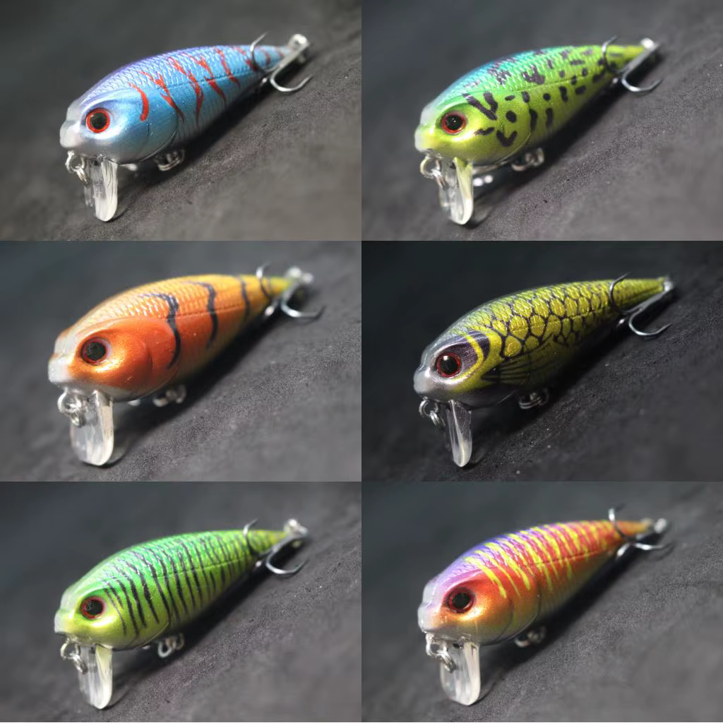 WLure C655 Crankbait – Señuelo wobbler 5,7 cm agua salada - imagen 2