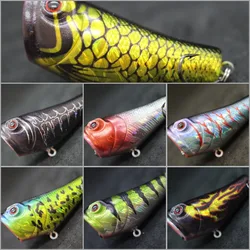 WLure T620 Popper 5,1cm – Señuelo Topwater Boca Roja para Twitch