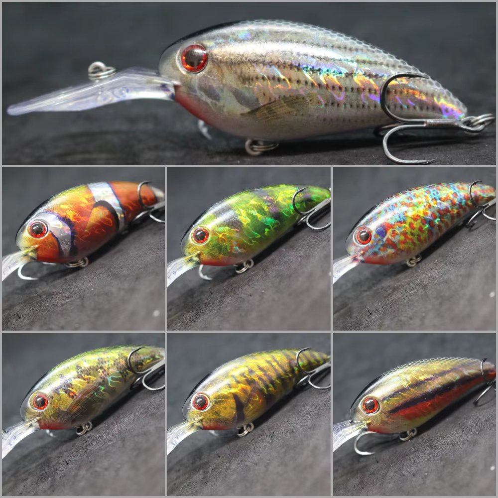 WLure HC55 Crankbait flotante acción natural para depredadores - imagen 3