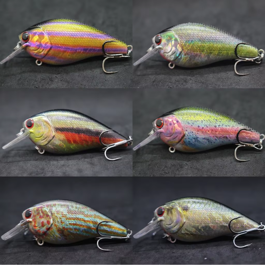WLure Wobbler Crankbait 8cm – Perfil gordo sonido fuerte para aguas someras - imagen 5