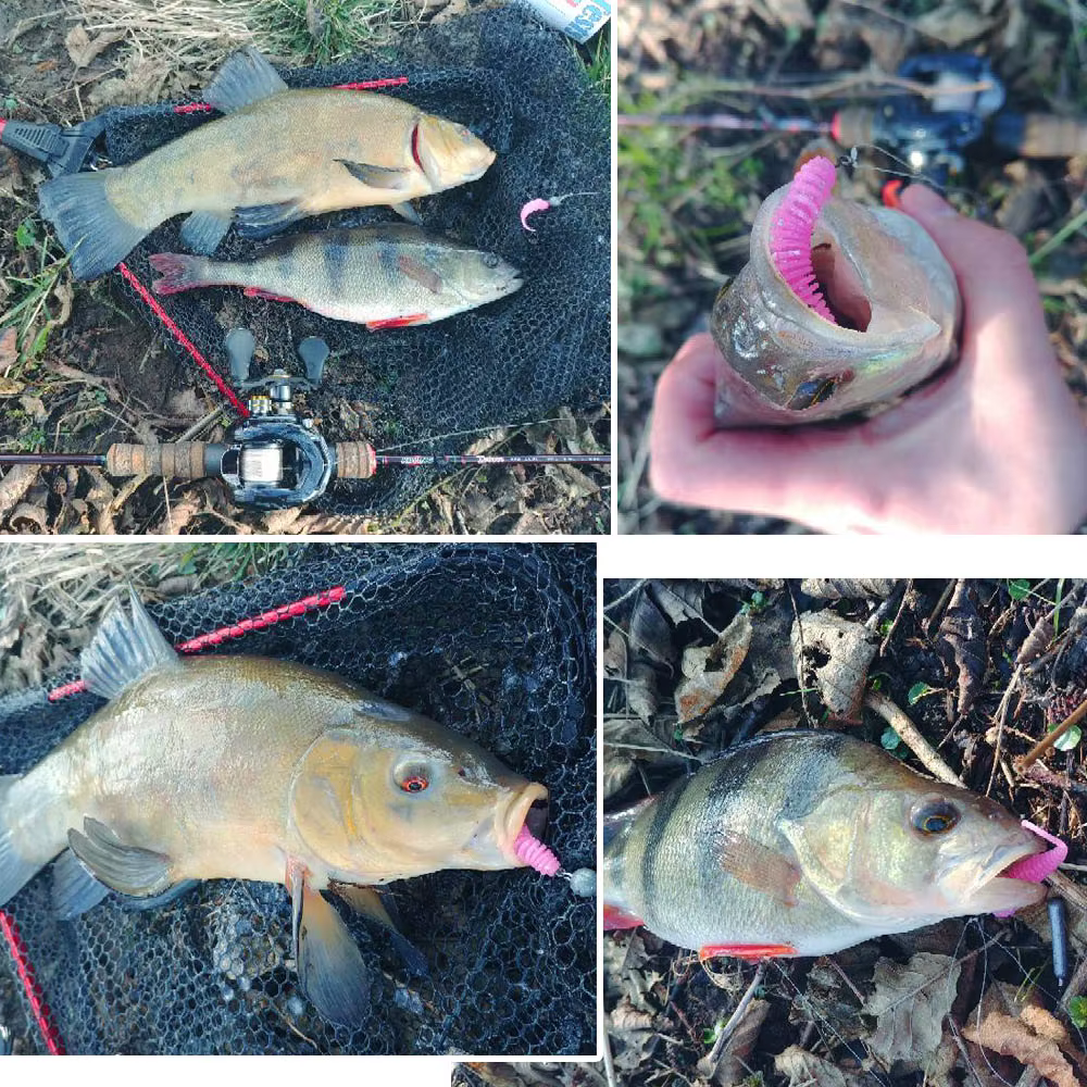 FSTK Señuelo silicona trucha suave wobbler mar swimbait 55mm - imagen 2