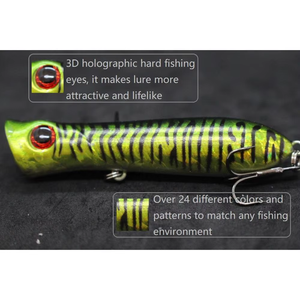 WLure Popper Topwater 8cm 12g – Señuelo para carpa agua dulce
