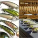 wLure Señuelo Minnow ligero sin pintar, transparente, ojos 3D - imagen 2