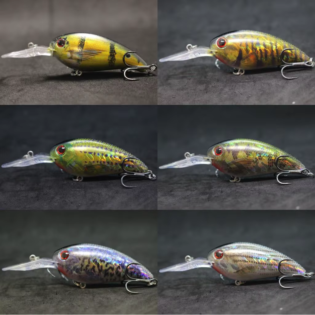 WLure HC55 Crankbait flotante acción natural para depredadores - imagen 4