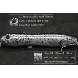Popper W Lure W769 Topwater Walking Ojos 3D – Pesca en Superficie