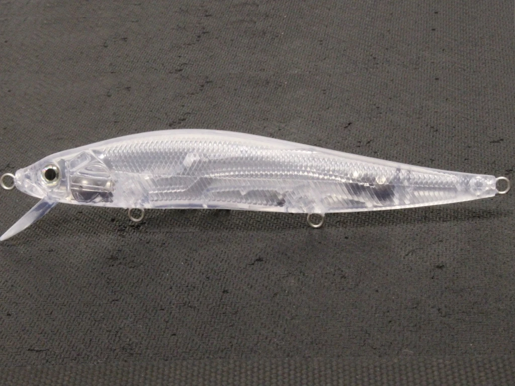 Señuelo minnow wLure 11g Twitch modelo 110 sin pintar
