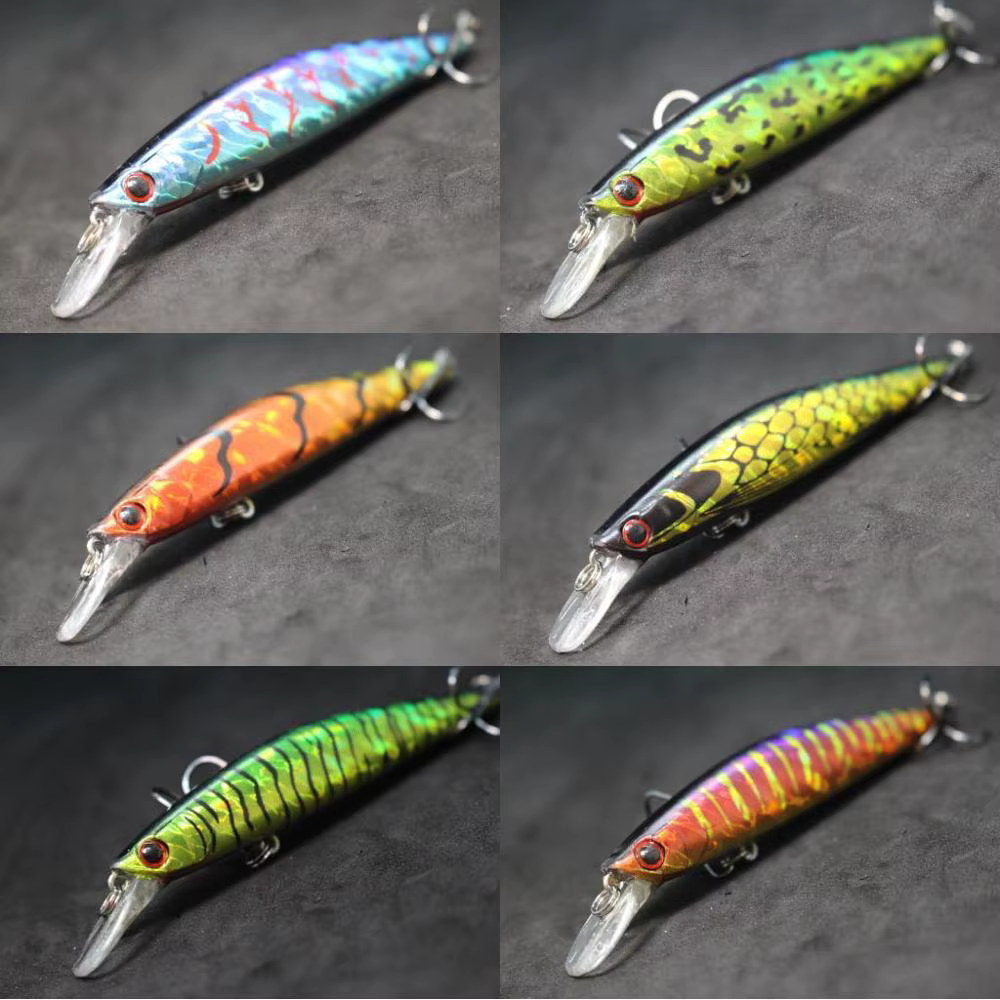 WLure Twitch 2 #4 – Jerkbait con gancho triple para lance largo - imagen 2