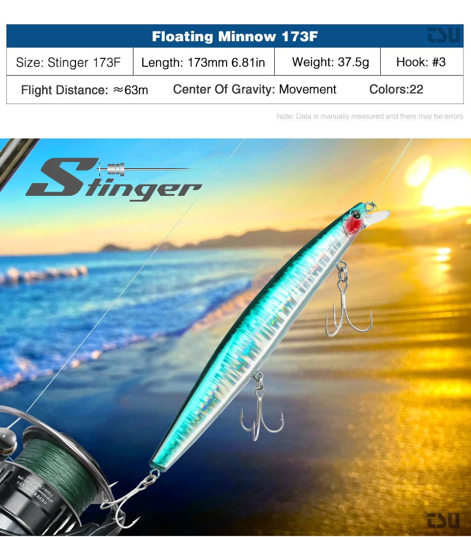 Tres anzuelos Stinger