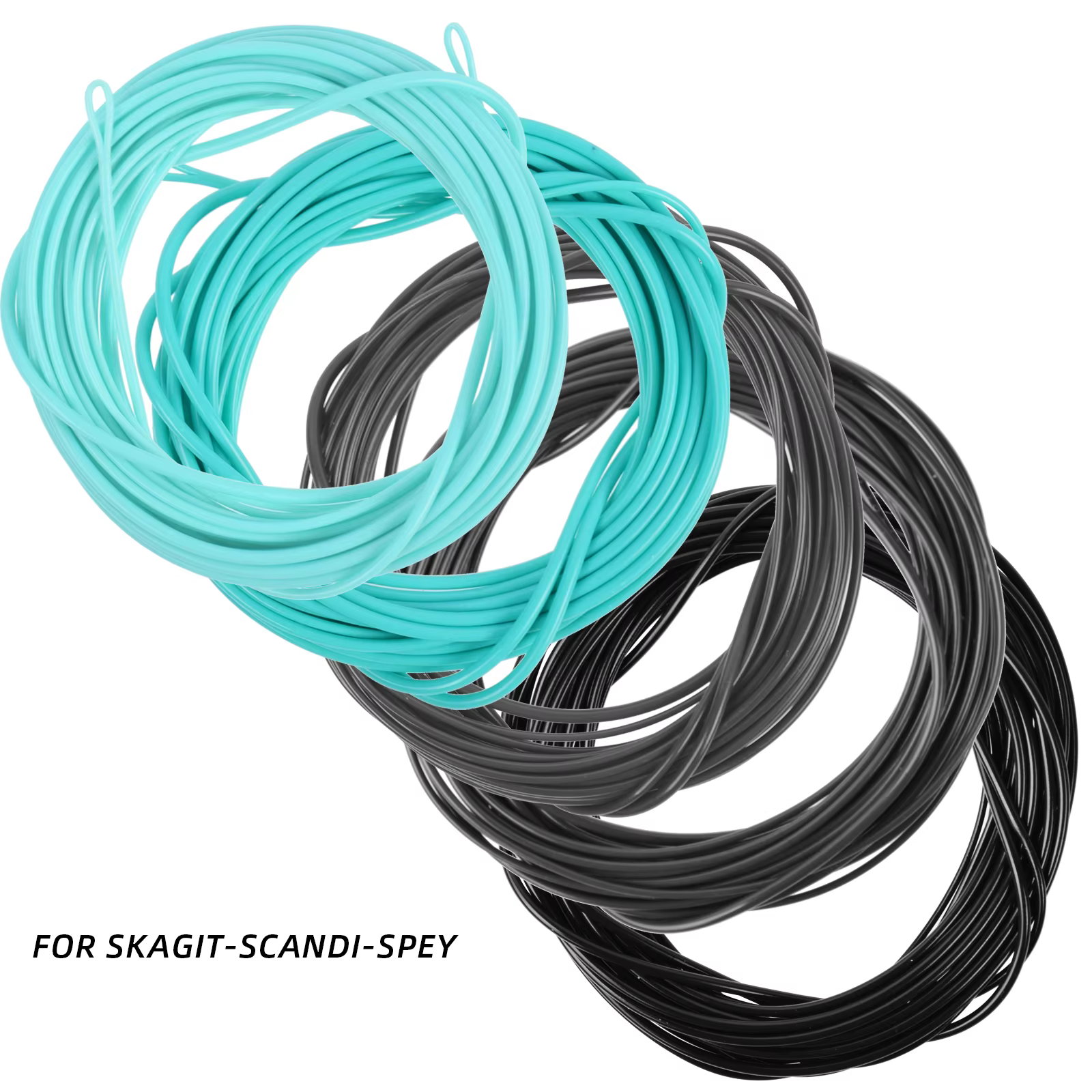 SF Skagit Tips Scandi - Línea mosca multicolor para steelhead