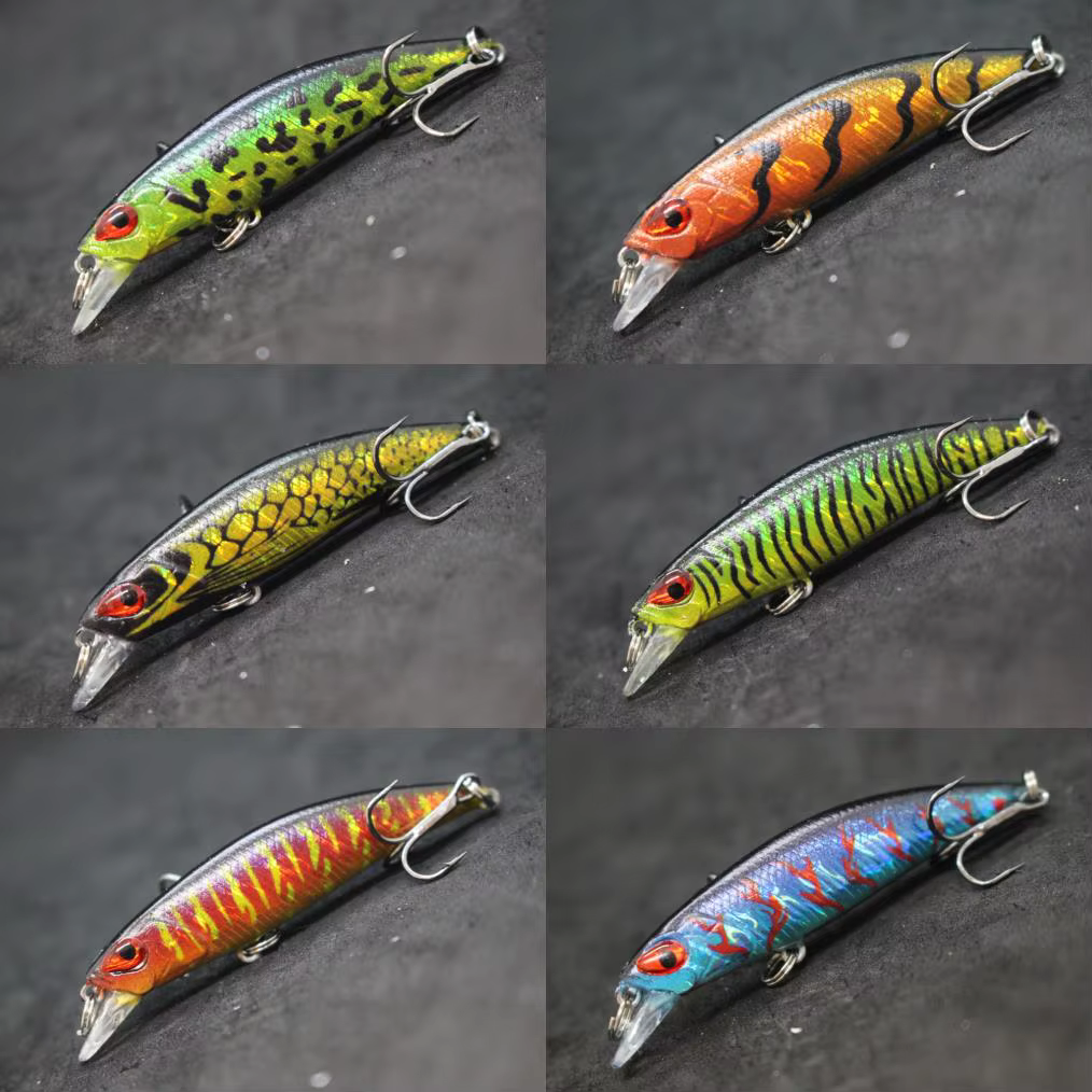 WLure Minnow M777 - Jerkbait hundimiento lento, colores variados - imagen 2