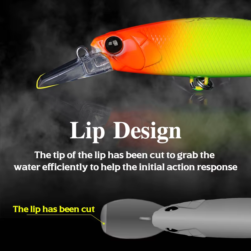 Señuelo TSURINOYA Sinking Minnow 90S – cebo duro para lubina y atún - imagen 5