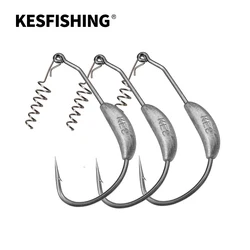 Anzuelo Jig Head KESFISHING de acero al carbono para vinilos