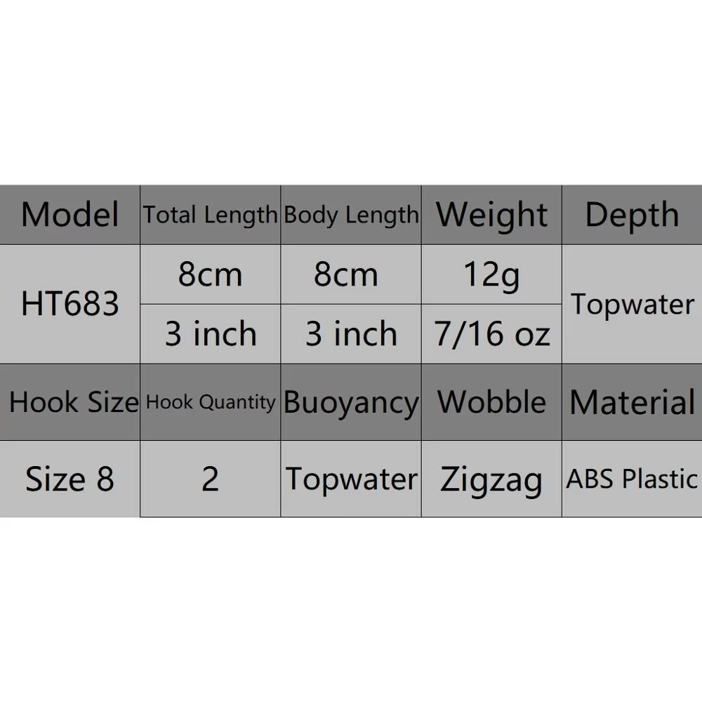 Popper WLure Topwater – Señuelo de superficie acabado realista - imagen 5
