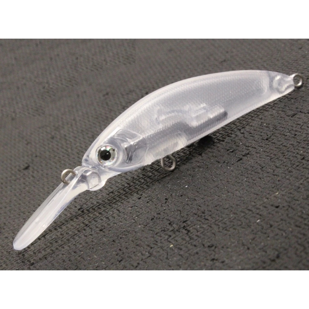 wLure Señuelo Minnow transparente ligero sin pintar, ojos aleatorios - imagen 2