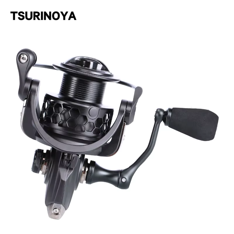Carrete giratorio TSURINOYA NA – 8+1BB, relación 5.2:1, ultraligero