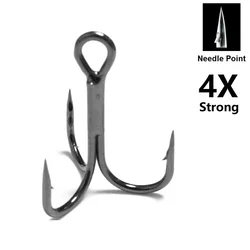 Anzuelos triples FH87HP30 – Forjados niquelados Needle Point