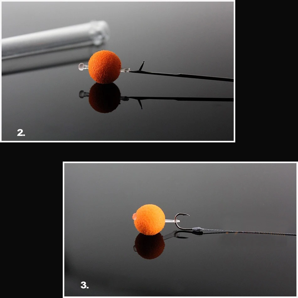 MNFT Extensor de Paradas para Boilies - Tapones Transparentes - imagen 5