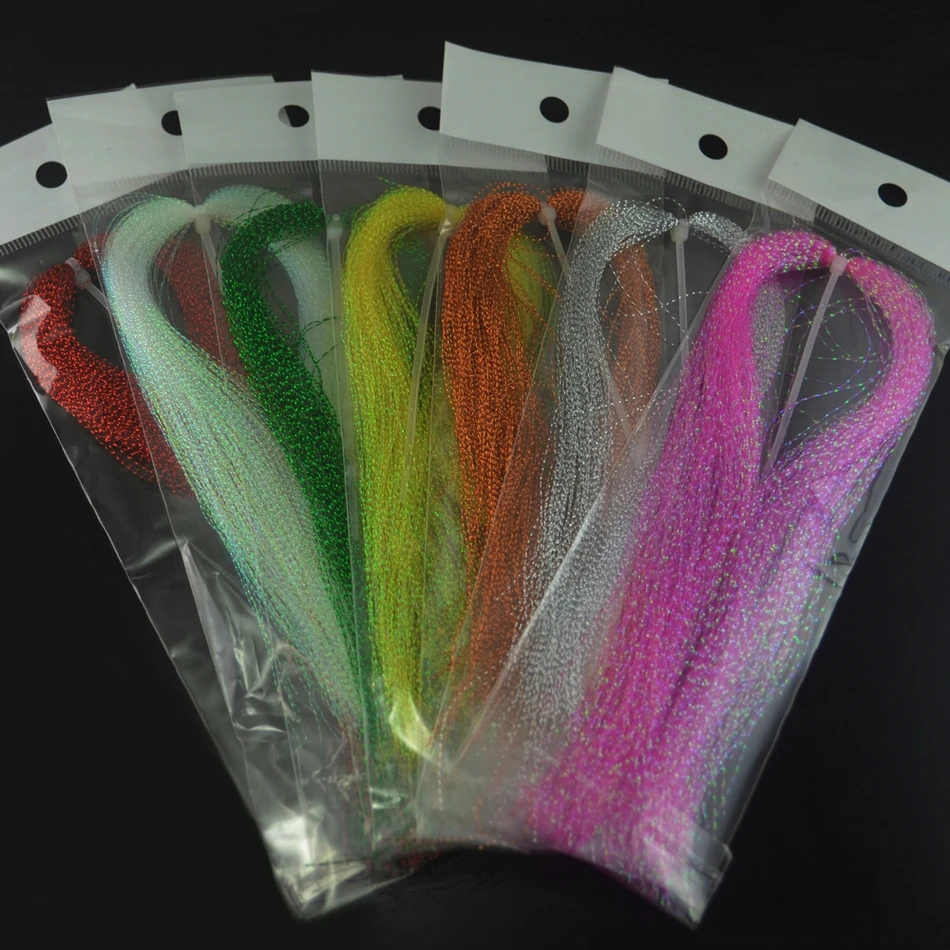 Flashabou aplicado en montajes de pesca