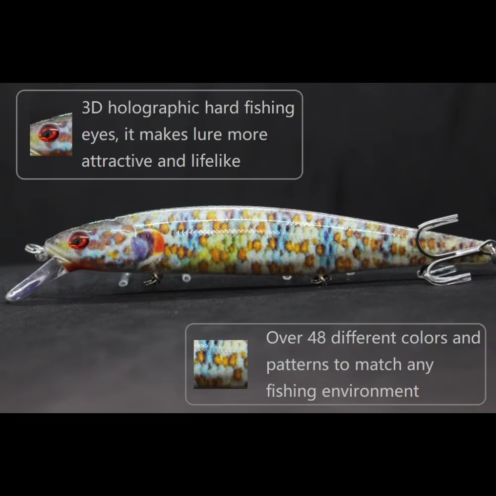Señuelo Jerkbait WLure HM774 - Minnow, sistema de transferencia - imagen 5