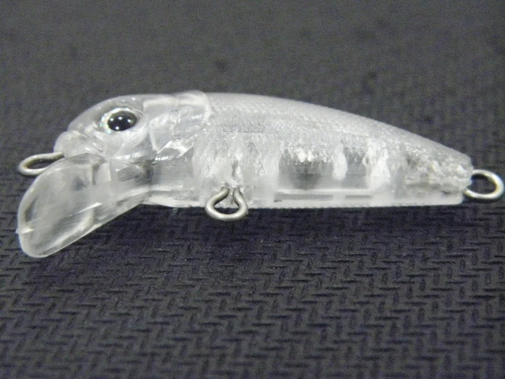 Cuerpo del crankbait con enfoque en la forma