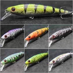 WLure Jerkbait Articulado S652 – 10 cm flotante con ojos 3D