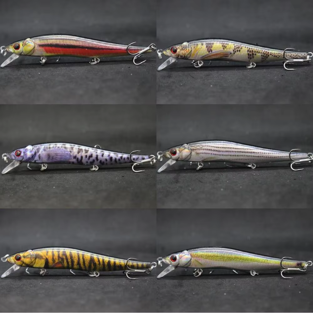 Wlure Crankbait Minnow HM262S – Hundimiento lento RealSkin - imagen 4