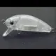 Señuelo Crankbait transparente wLure sin pintar, ligero, plástico - imagen 4