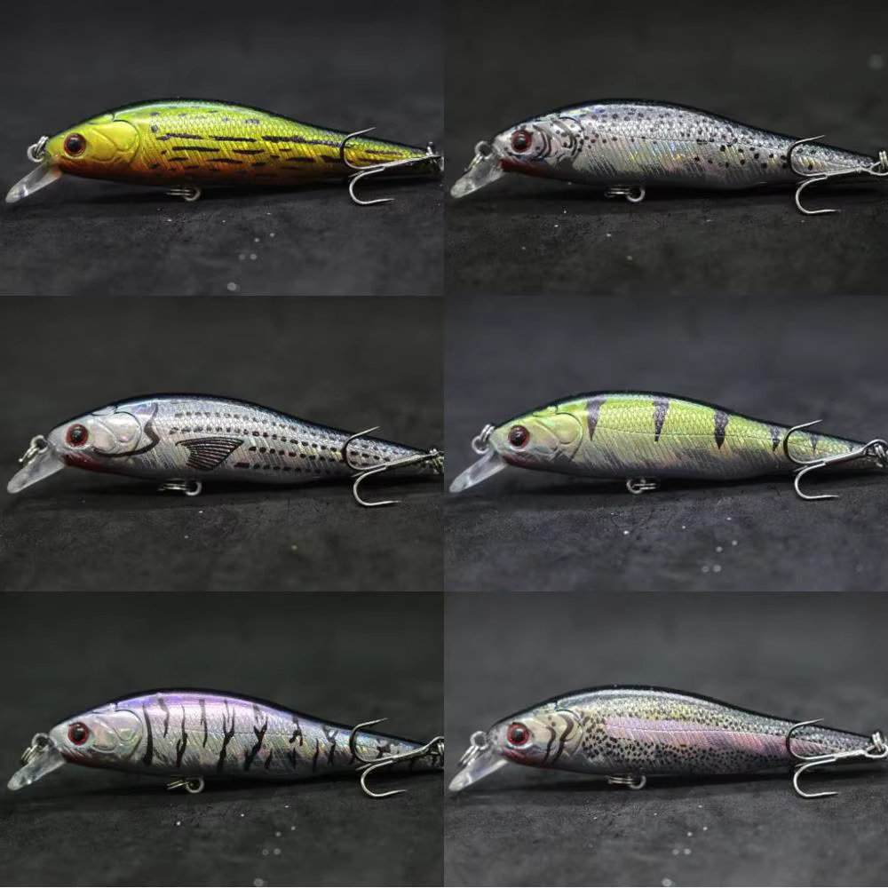 WLure Minnow – Señuelo para agua dulce con ojos 3D - imagen 5
