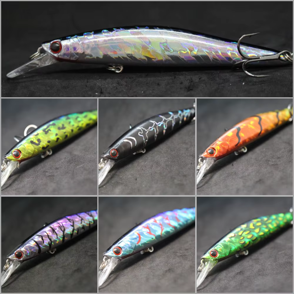 WLure Twitch 2 #4 – Jerkbait con gancho triple para lance largo - imagen 4