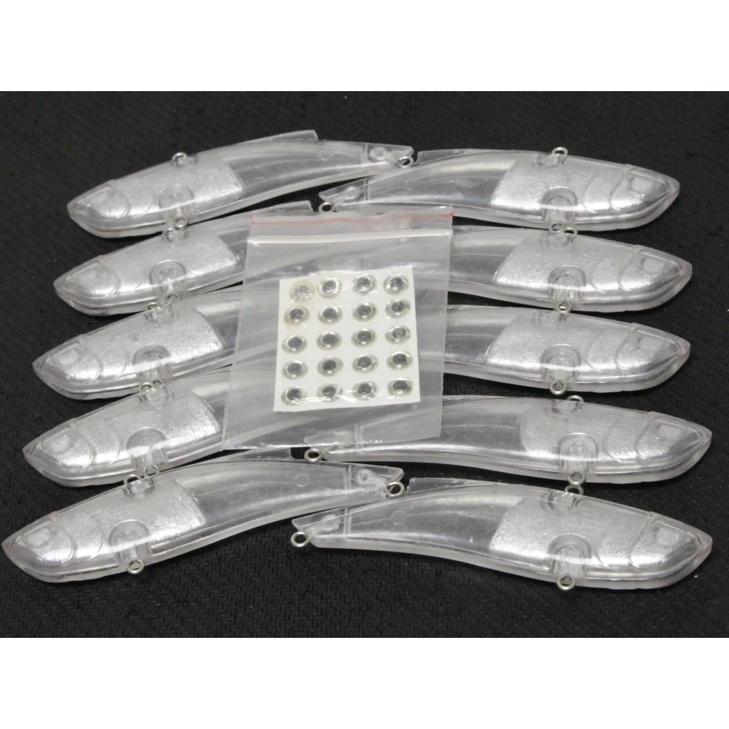 Señuelo lipless hundimiento rápido wLure 10 sin pintar – Movimiento preciso - imagen 4