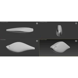 WLure L697 – Señuelo sin labios 6cm hundimiento vivo en agua