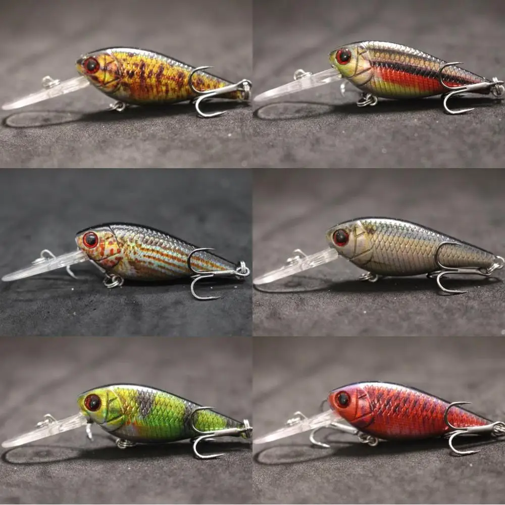 WLure Crankbait buceo profundo – Oscilación ancha para carpa - imagen 2