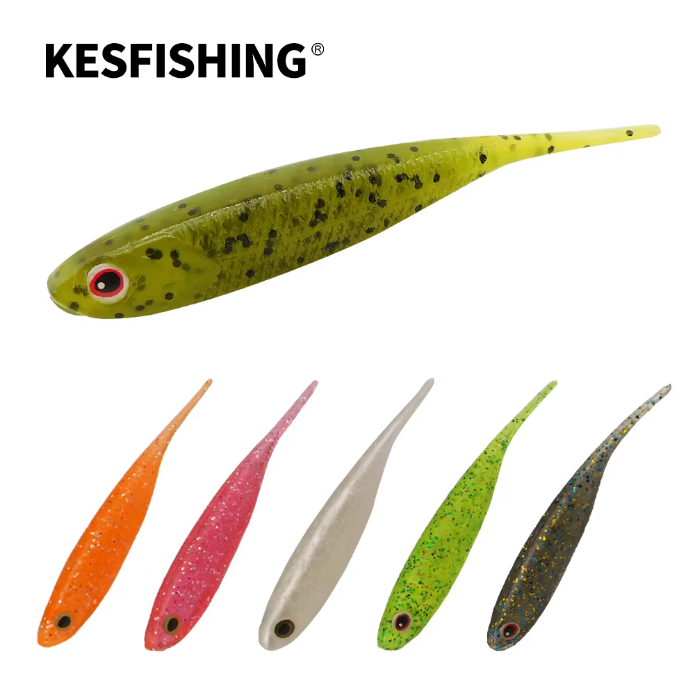 KESFISHING Wobbler Shad 70mm – Señuelo brillo para lubina