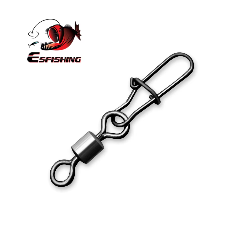 ESFISHING Anzuelo para lucio y giratorios de acero inoxidable