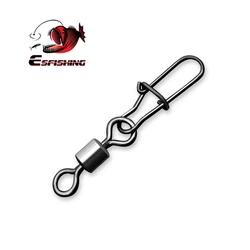 ESFISHING Anzuelo para lucio y giratorios de acero inoxidable