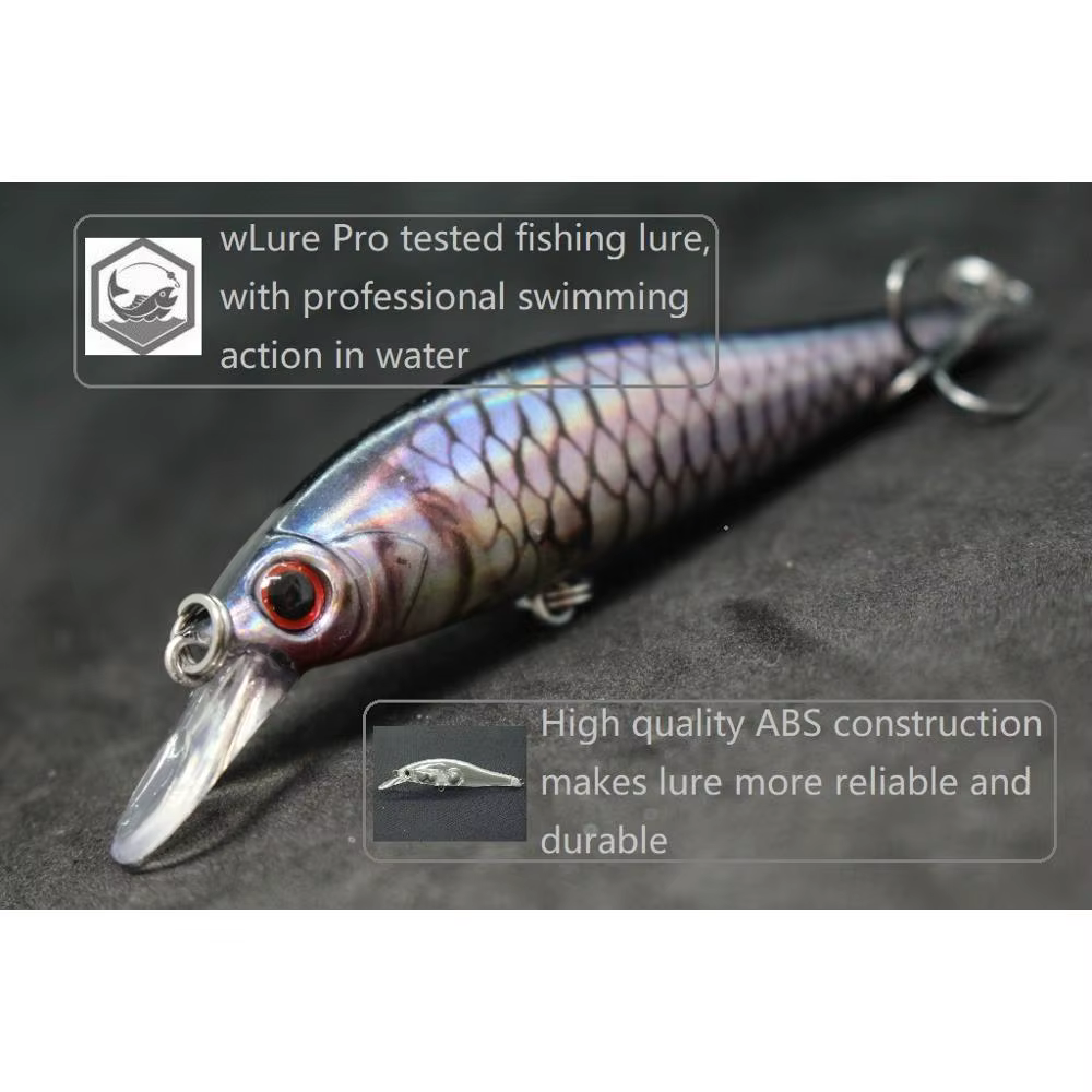 wLure Minnow Jerkbait Hundido con Pintura Realista - imagen 4