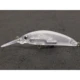wLure Señuelo Minnow transparente ligero sin pintar, ojos aleatorios