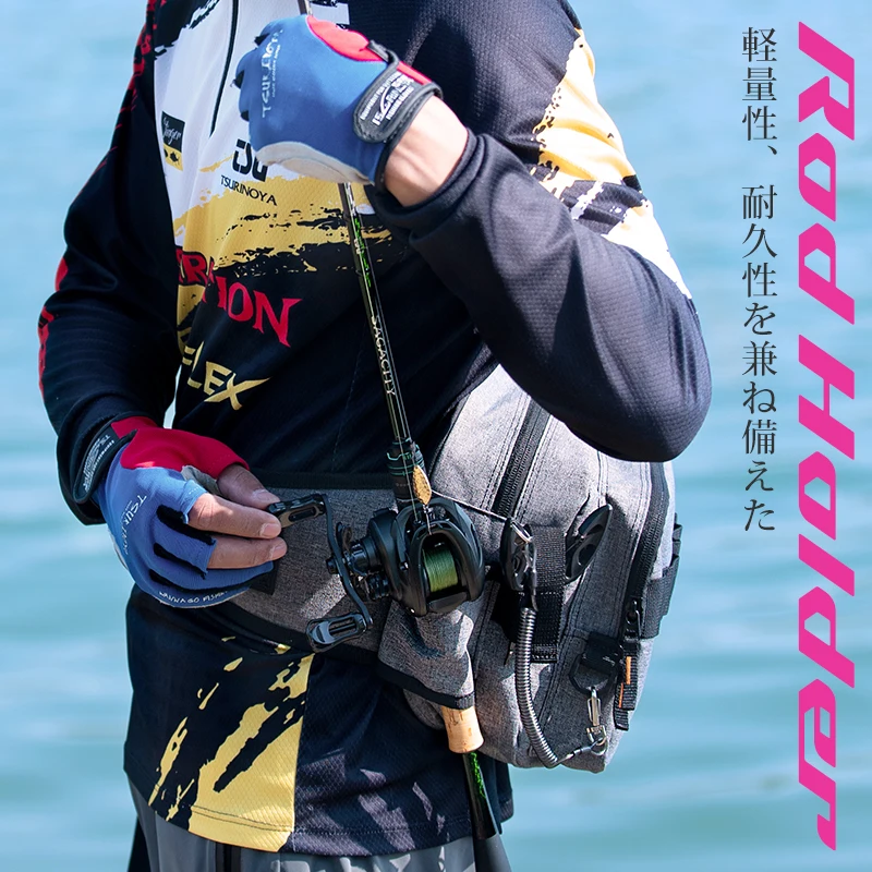 Bolsa pectoral Tsurinoya – Gran capacidad con fundas para alicates - imagen 2